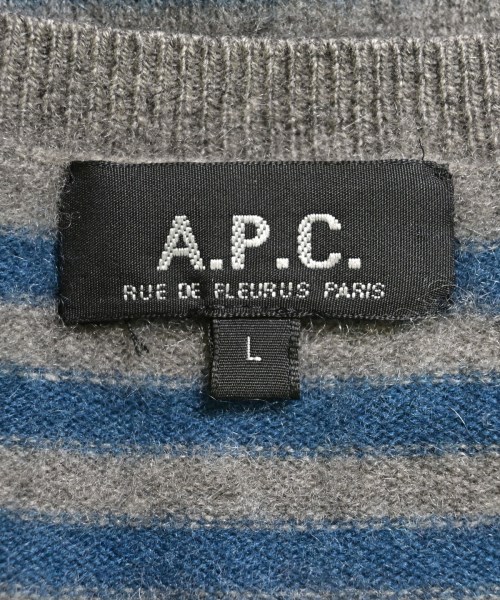 A.P.C.（アーペーセー）ニット・セーター グレー サイズ:L レディース/2200671963057