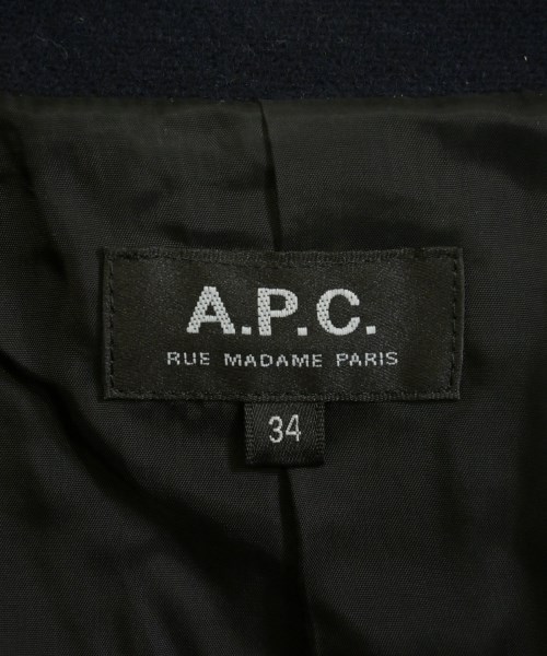 A.P.C.（アーペーセー）カジュアルジャケット 紺 サイズ:34(XS位) レディース/2200676240016
