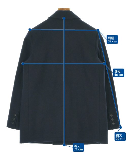 A.P.C.（アーペーセー）カジュアルジャケット 紺 サイズ:34(XS位) レディース/2200676240016