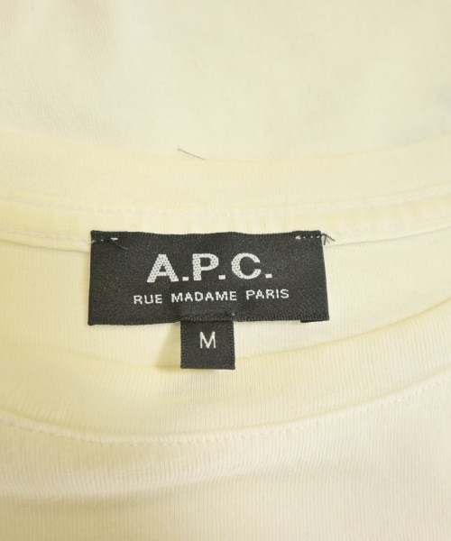 A.P.C.（アーペーセー）Tシャツ・カットソー 白 サイズ:M メンズ/2200677689074