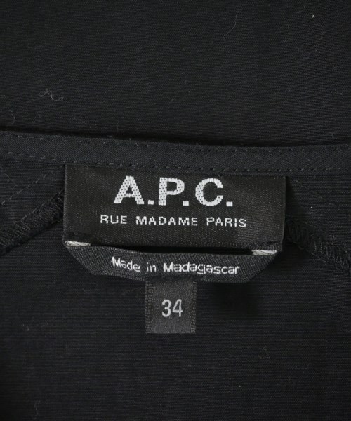 A.P.C.（アーペーセー）カジュアルシャツ 黒 サイズ:34(XS位) レディース/2200677791012