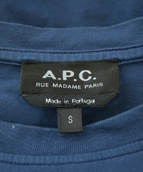 A.P.C.（アーペーセー）Tシャツ・カットソー 紺 サイズ:S レディース/2200674819030