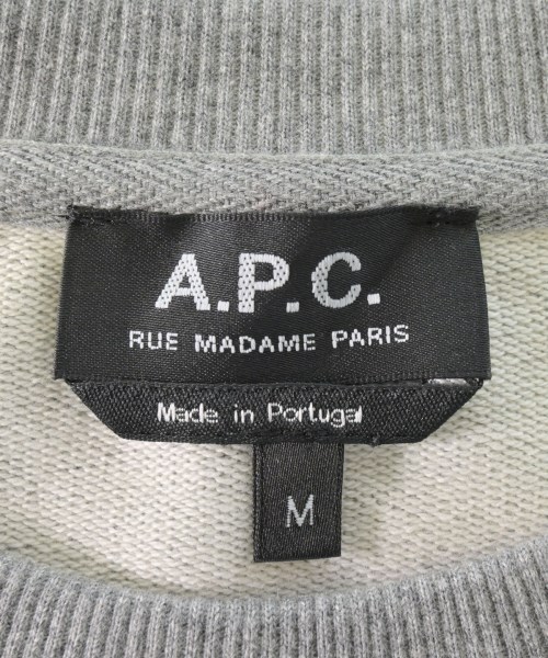A.P.C.（アーペーセー）スウェット グレー サイズ:M レディース/2200678667019