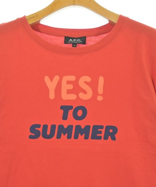 A.P.C.（アーペーセー）Tシャツ・カットソー オレンジ サイズ:S レディース/2200674097339