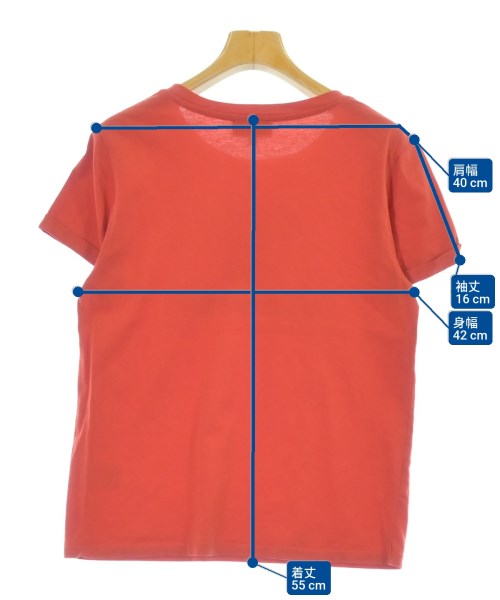 A.P.C.（アーペーセー）Tシャツ・カットソー オレンジ サイズ:S レディース/2200674097339