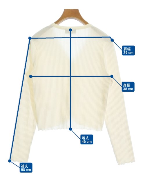 A.P.C.（アーペーセー）カーディガン 白 サイズ:S レディース/2200664282059