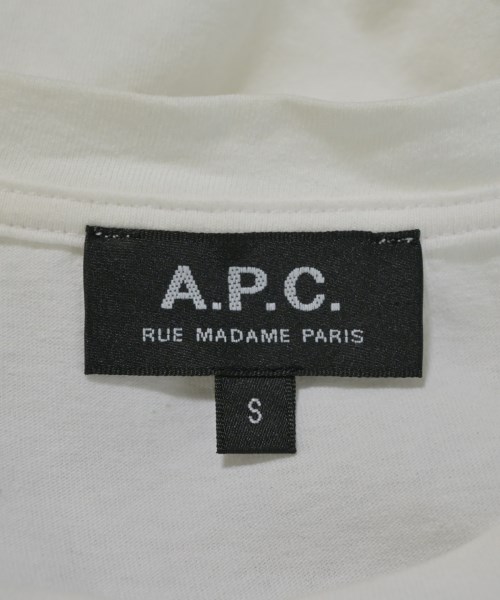 A.P.C.（アーペーセー）Tシャツ・カットソー 白 サイズ:S レディース/2200679312017
