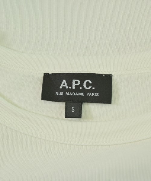 A.P.C.（アーペーセー）Tシャツ・カットソー 白 サイズ:S レディース/2200679312024