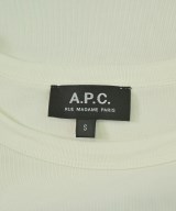 A.P.C.（アーペーセー）Tシャツ・カットソー 白 サイズ:S レディース/2200679312024
