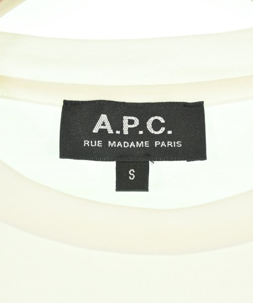 A.P.C.（アーペーセー）Tシャツ・カットソー 白 サイズ:S レディース/2200678476048