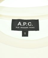 A.P.C.（アーペーセー）Tシャツ・カットソー 白 サイズ:S レディース/2200678476048
