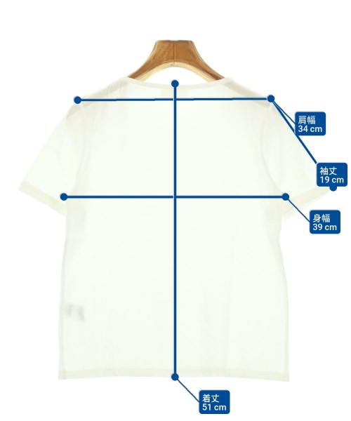 A.P.C.（アーペーセー）Tシャツ・カットソー 白 サイズ:XS レディース/2200680475237