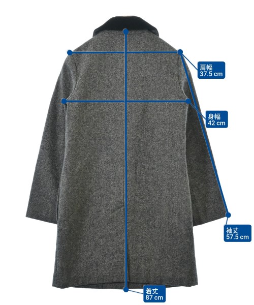 A.P.C.（アーペーセー）ステンカラーコート グレー サイズ:34(XS位) レディース/2200674709010