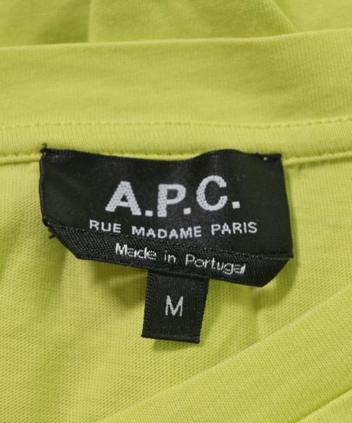 A.P.C.（アーペーセー）Tシャツ・カットソー 黄 サイズ:M レディース/2200676514063