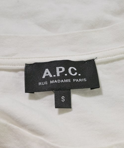 A.P.C.（アーペーセー）Tシャツ・カットソー 白 サイズ:S レディース/2200674248083