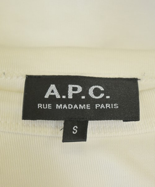 A.P.C.（アーペーセー）Tシャツ・カットソー 白 サイズ:S レディース/2200675837231