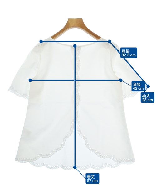 A.P.C.（アーペーセー）Tシャツ・カットソー 白 サイズ:34(XS位) レディース/2200692068151