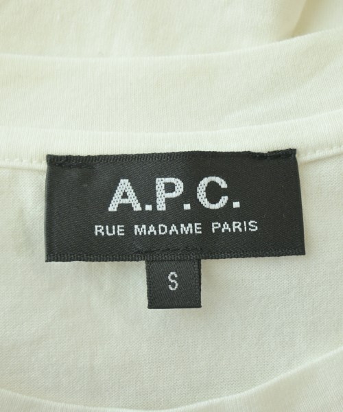 A.P.C.（アーペーセー）Tシャツ・カットソー 白 サイズ:S レディース/2200691521053