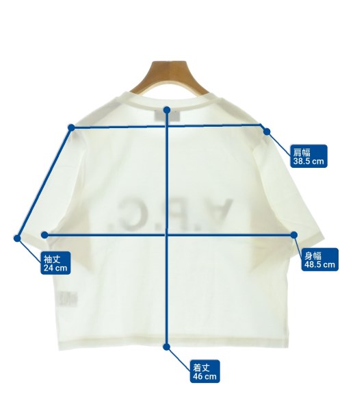 A.P.C.（アーペーセー）Tシャツ・カットソー 白 サイズ:S レディース/2200691521053
