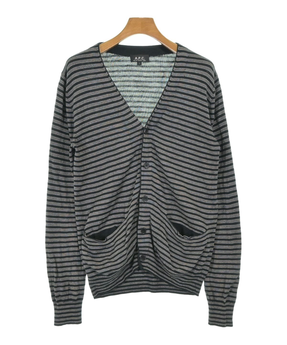 A.P.C.（アーペーセー）カーディガン 黒 サイズ:1(S位) レディース