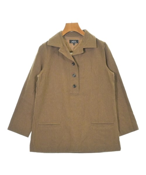 A.P.C.(アーペーセー)ブラウス 茶 サイズ:XS/2200691657110
