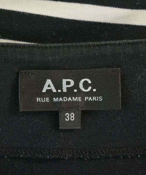 A.P.C.（アーペーセー）Tシャツ・カットソー 黒 サイズ:38(M位) レディース/2200692094099