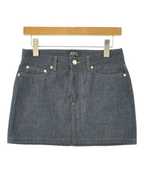 A.P.C.(アーペーセー)ミニスカート 紺 サイズ:36(S位)/2200693236047