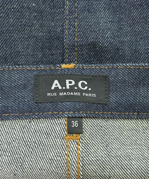 A.P.C.（アーペーセー）ミニスカート 紺 サイズ:36(S位) レディース/2200693236047