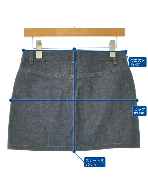 A.P.C.（アーペーセー）ミニスカート 紺 サイズ:36(S位) レディース/2200693236047