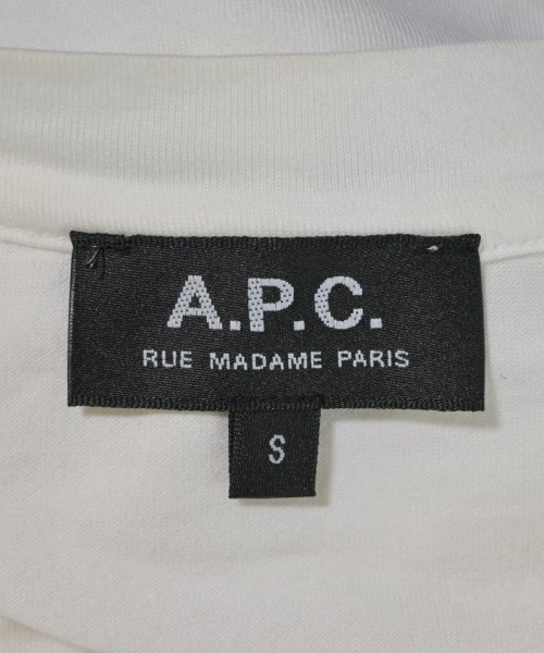 A.P.C.（アーペーセー）Tシャツ・カットソー 白 サイズ:S レディース/2200694801244