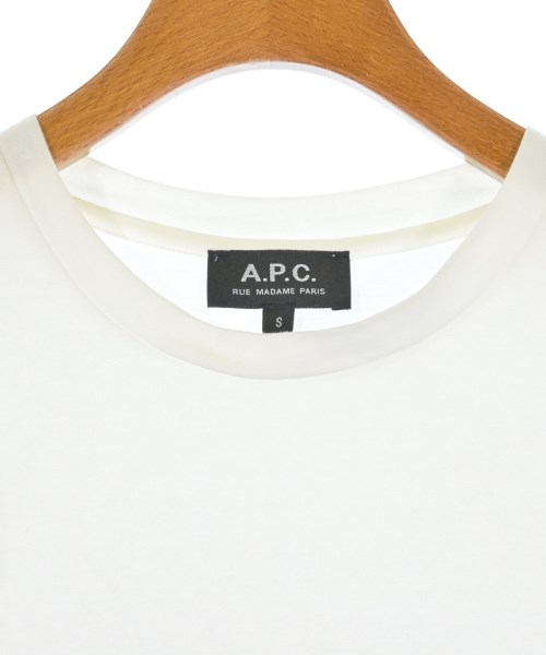 A.P.C.（アーペーセー）Tシャツ・カットソー 白 サイズ:S レディース/2200694801244