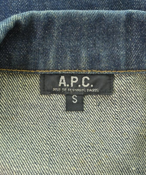A.P.C.（アーペーセー）デニムジャケット 紺 サイズ:S レディース/2200696441028