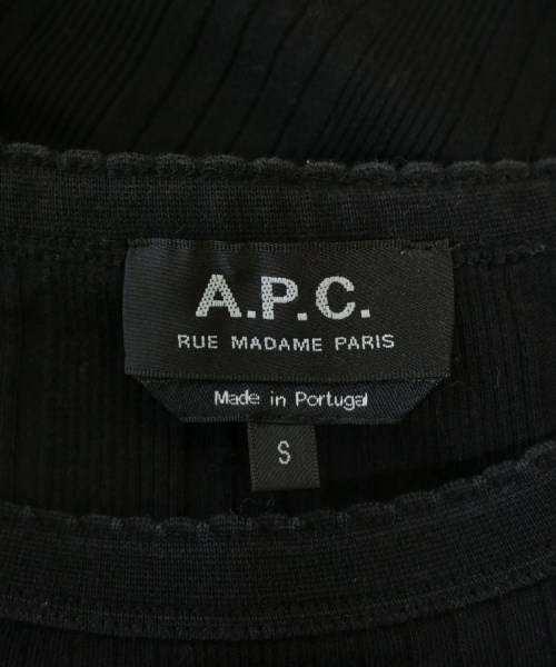 A.P.C.（アーペーセー）Tシャツ・カットソー 黒 サイズ:S レディース/2200697662033