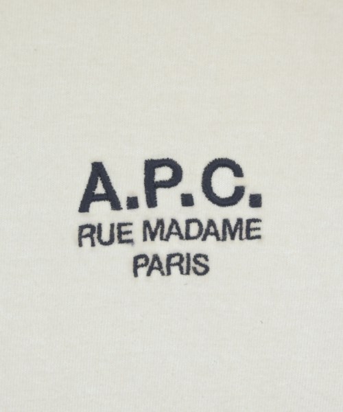 A.P.C.（アーペーセー）Tシャツ・カットソー 白 サイズ:S レディース/2200699535021