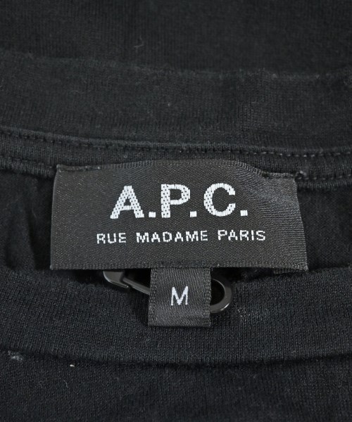 A.P.C.（アーペーセー）Tシャツ・カットソー 黒 サイズ:M レディース/2200697697394