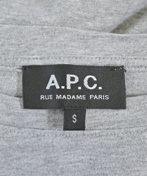 A.P.C.（アーペーセー）Tシャツ・カットソー グレー サイズ:S レディース/2200697697400