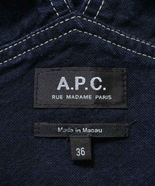 A.P.C.（アーペーセー）オールインワン/サロペット 紺 サイズ:36(S位) レディース/2200698130012