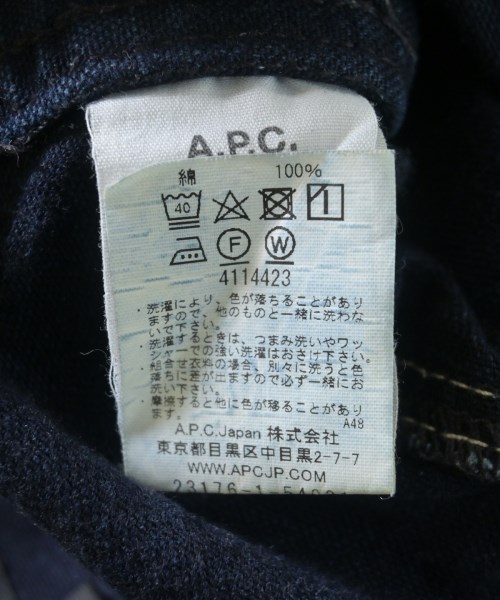 A.P.C.（アーペーセー）オールインワン/サロペット 紺 サイズ:36(S位) レディース/2200698130012