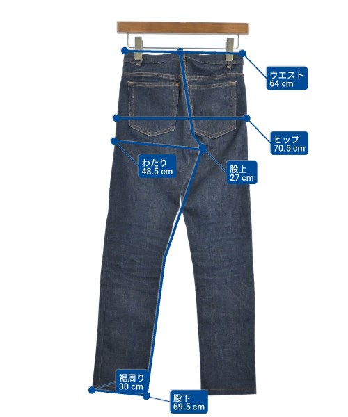 A.P.C.（アーペーセー）デニムパンツ 紺 サイズ:24(S位) レディース/2200698488069
