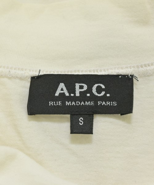 A.P.C.（アーペーセー）Tシャツ・カットソー 白 サイズ:S レディース/2200698754102
