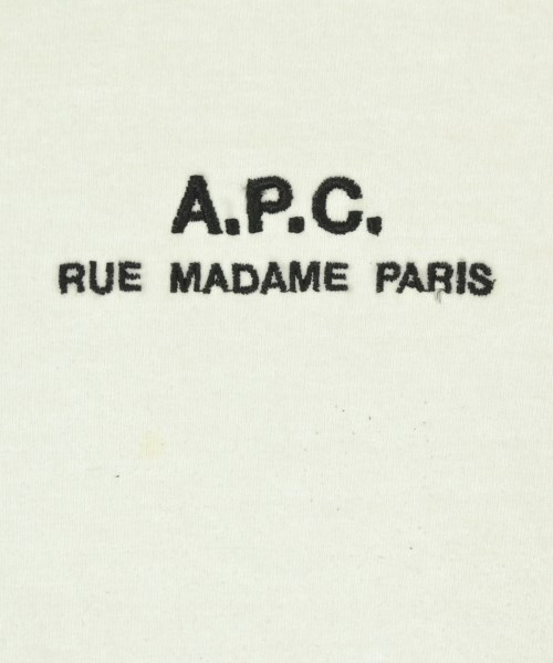 A.P.C.（アーペーセー）Tシャツ・カットソー 白 サイズ:S レディース/2200698754102