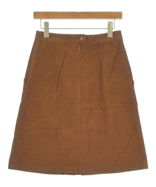 A.P.C.（アーペーセー）ひざ丈スカート 茶 サイズ:36(S位) レディース/2200643792173