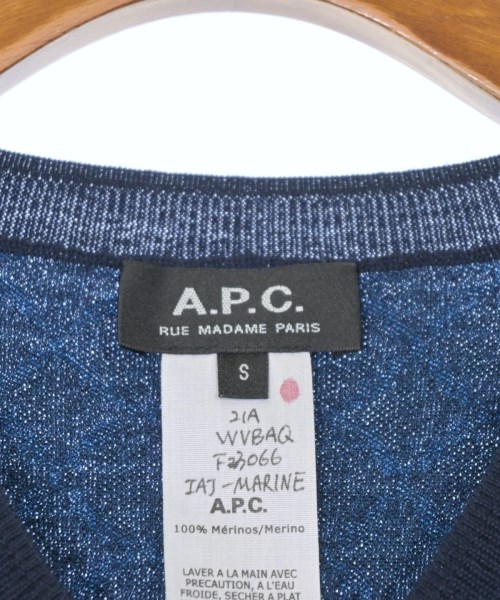 A.P.C.（アーペーセー）ベスト 紺 サイズ:S レディース/2200656272037