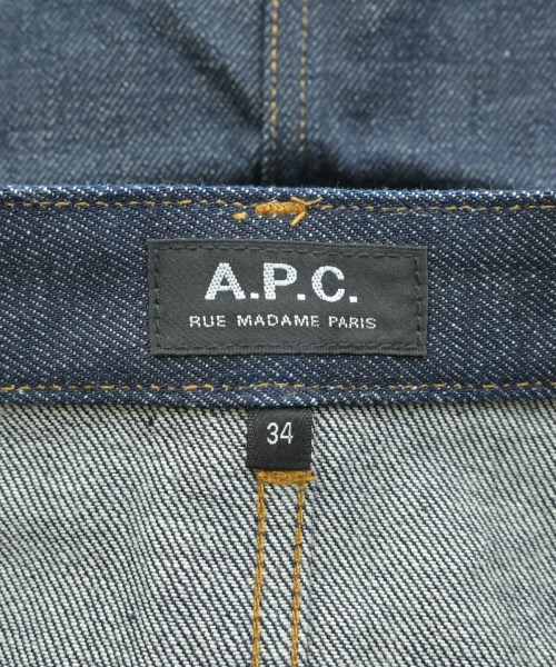 A.P.C.（アーペーセー）ミニスカート 紺 サイズ:34(XS位) レディース/2200656799046