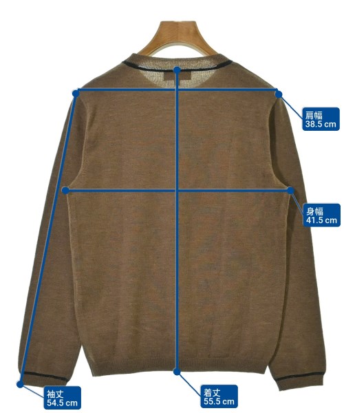 A.P.C.（アーペーセー）ニット・セーター 茶 サイズ:S レディース/2200655698050