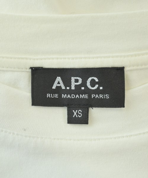 A.P.C.（アーペーセー）Tシャツ・カットソー 白 サイズ:XS レディース/2200658974076