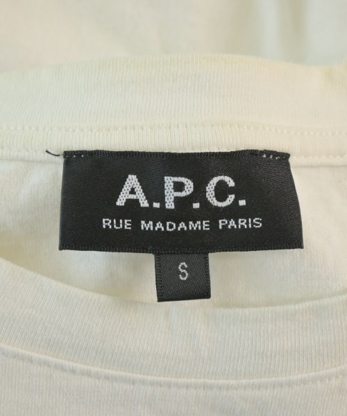 A.P.C.（アーペーセー）Tシャツ・カットソー 白 サイズ:S レディース/2200654741054