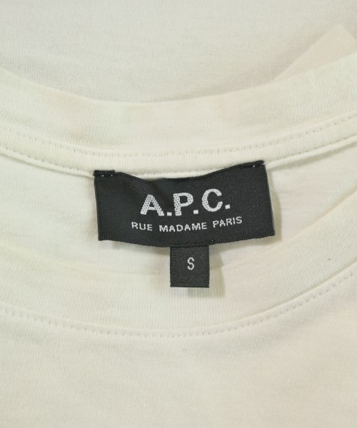 A.P.C.（アーペーセー）Tシャツ・カットソー 白 サイズ:S レディース/2200654741061
