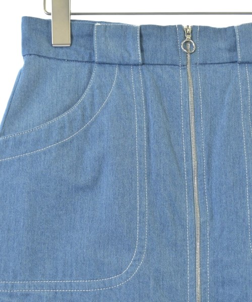 A.P.C.（アーペーセー）ひざ丈スカート 青 サイズ:36(S位) レディース/2200659980052