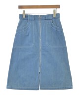 A.P.C.（アーペーセー）ひざ丈スカート 青 サイズ:36(S位) レディース/2200659980052
